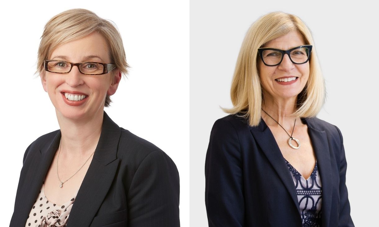 Michelle King (left) and Professor Catherine Itsiopoulos (right).