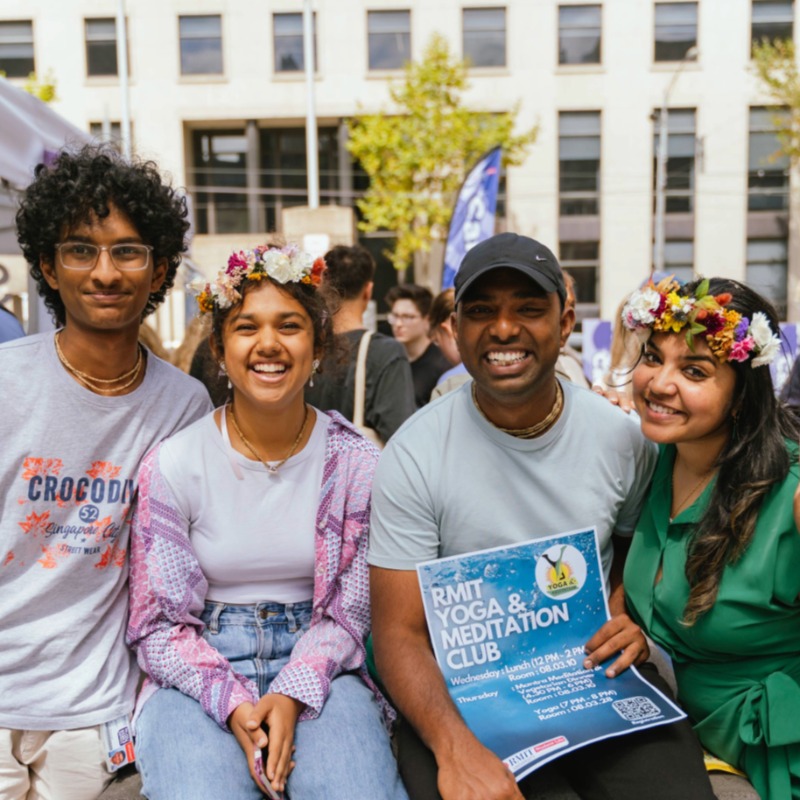 Students during RMIT Orientation